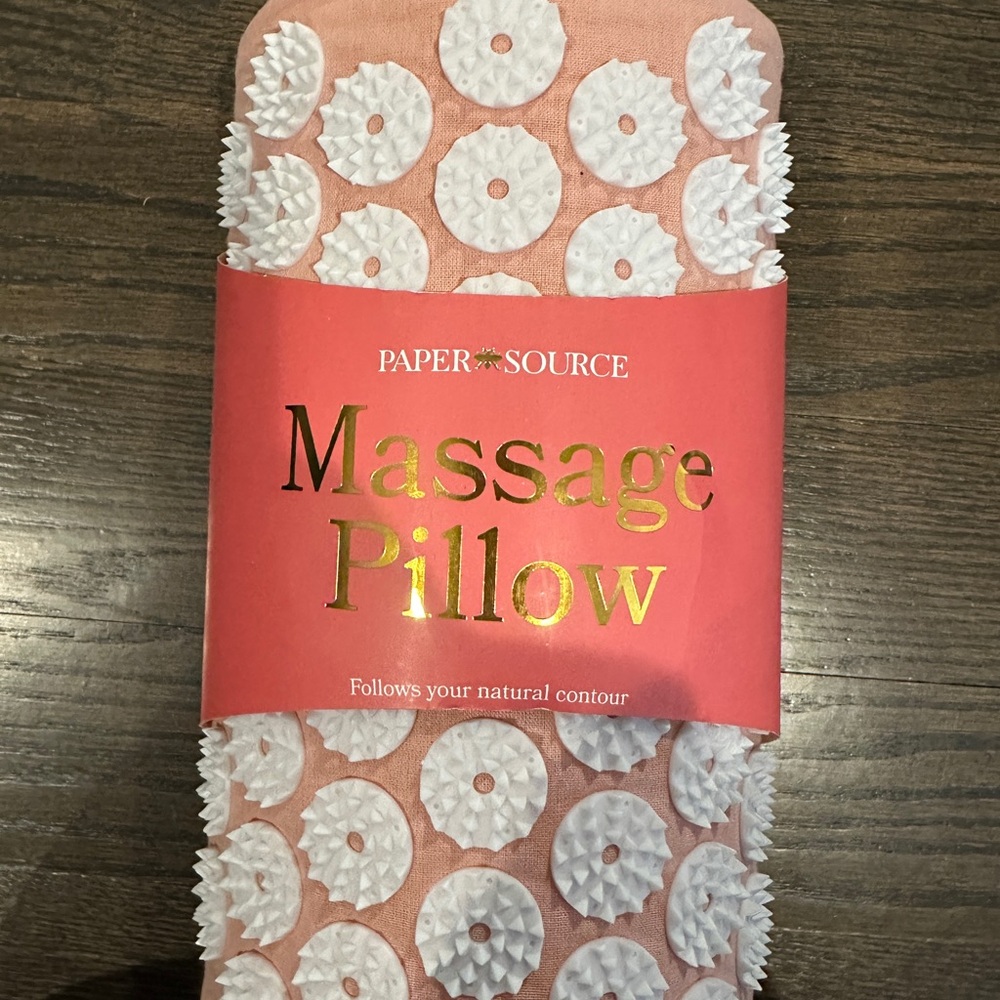 Paper Source Pink Neck and Back Support Pillow